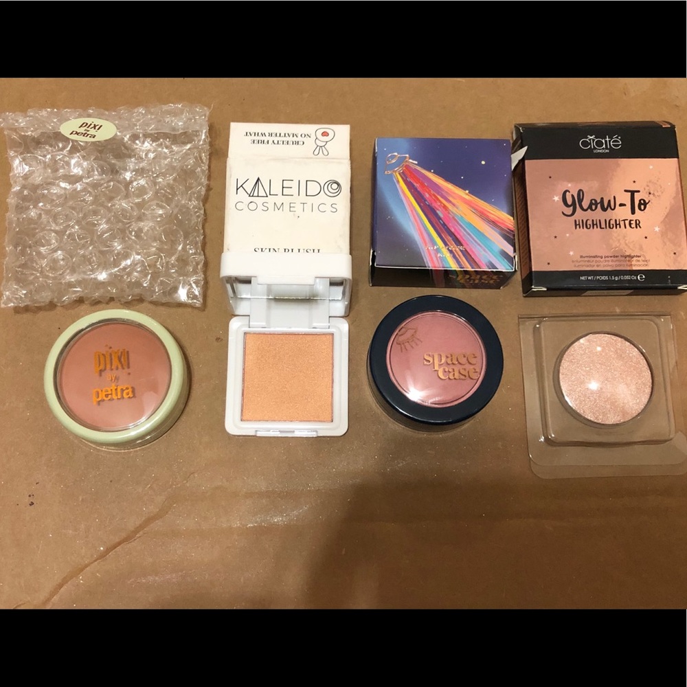Blush and Highlighter